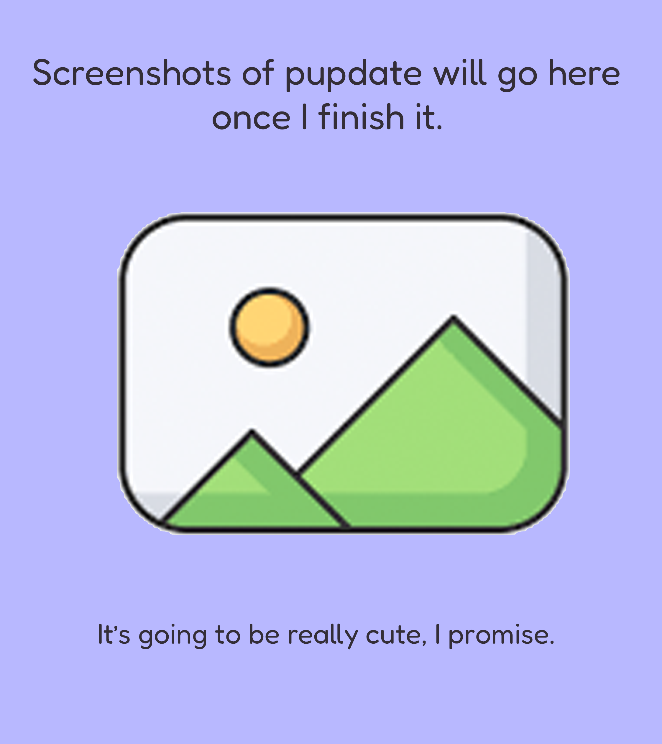 Image of pupdate on desktop screen